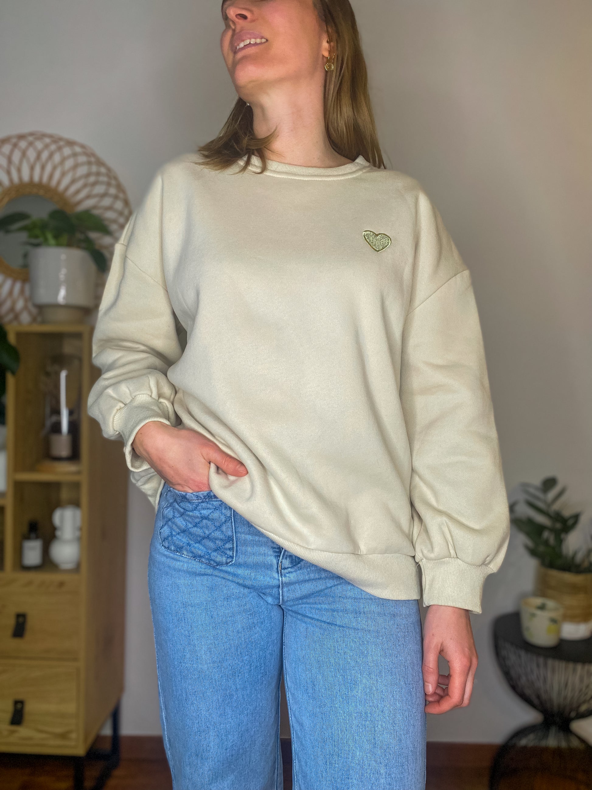 Sweat Zélie beige - Margothe