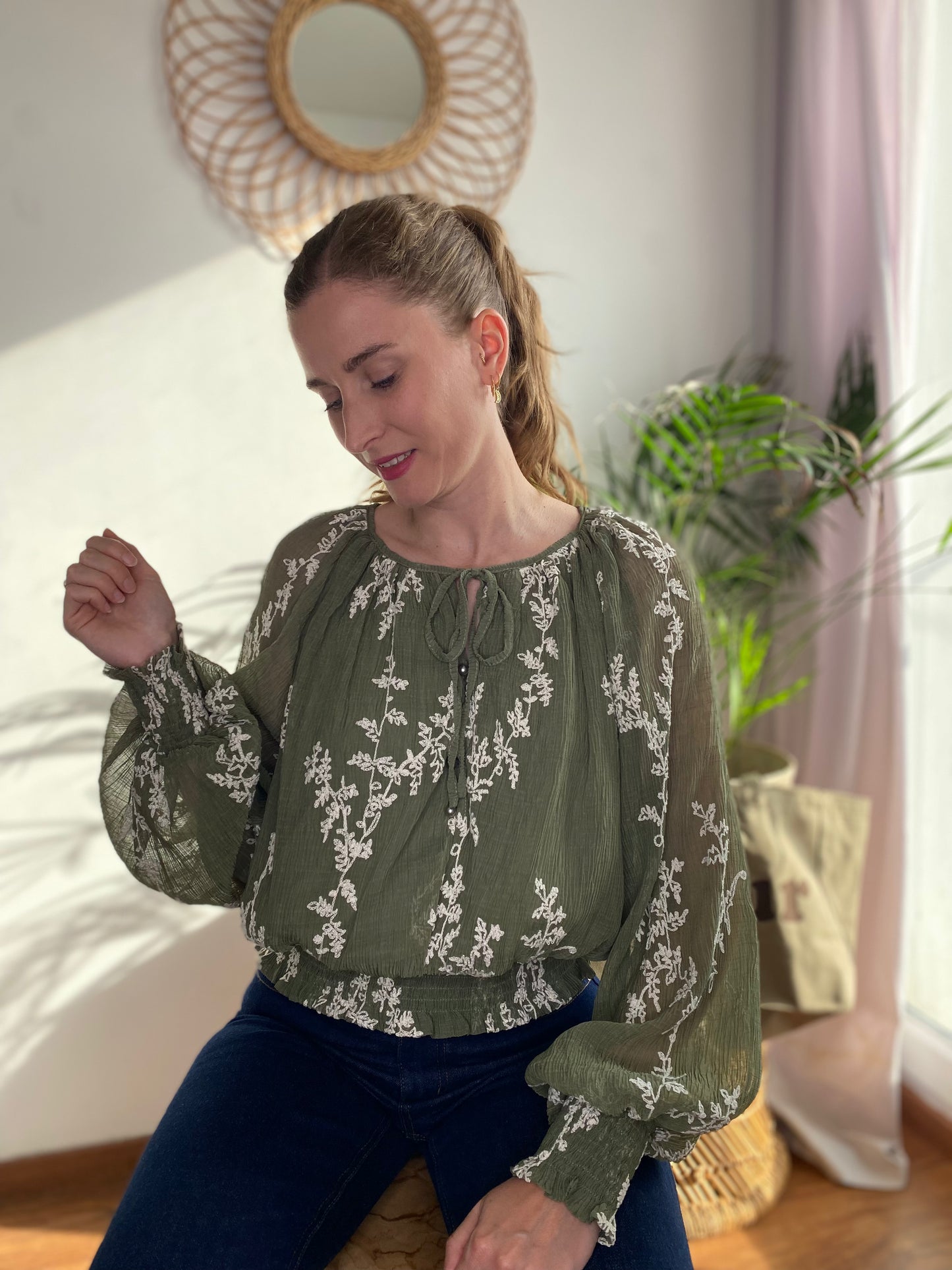 Blouse Ava kaki