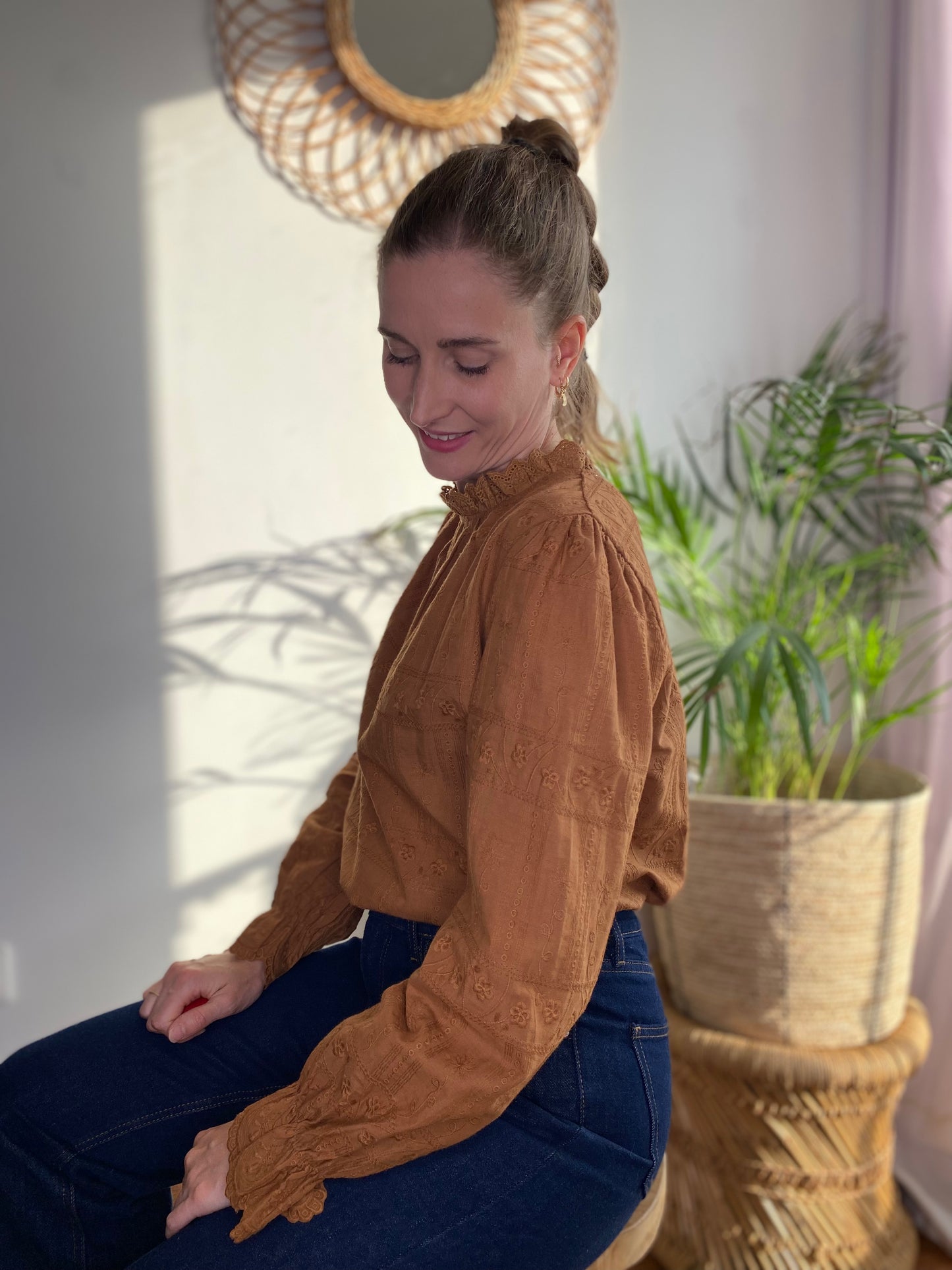Blouse Emma camel