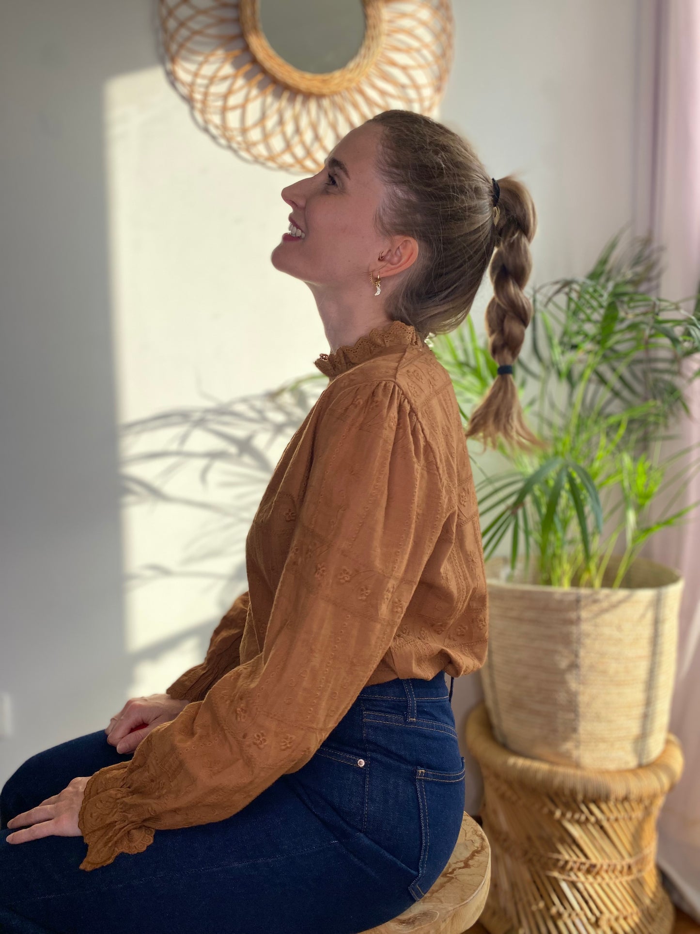 Blouse Emma camel