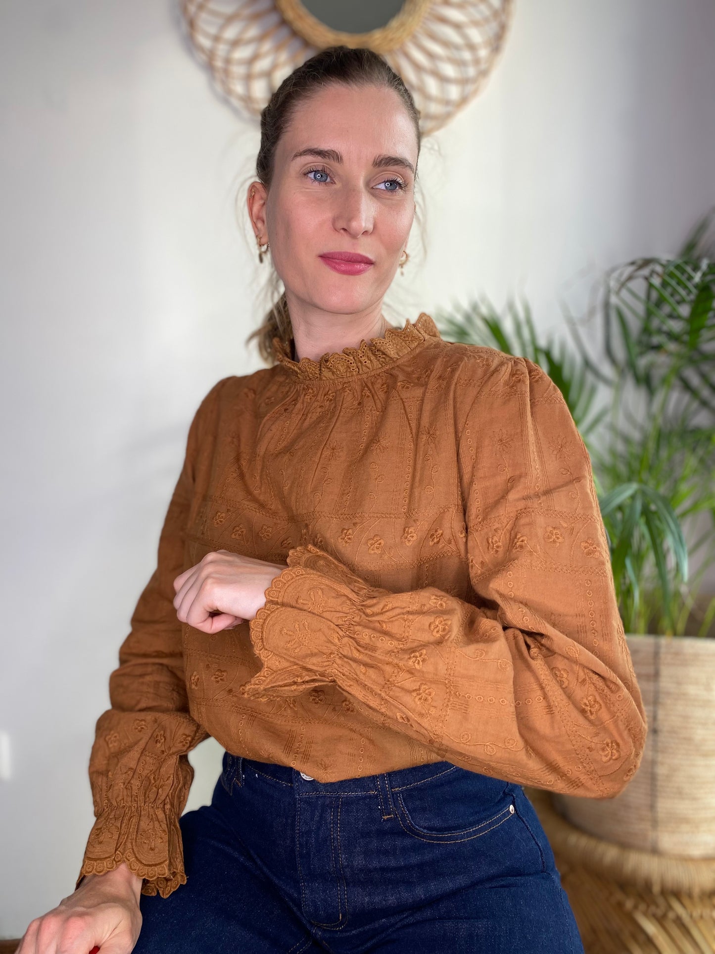 Blouse Emma camel