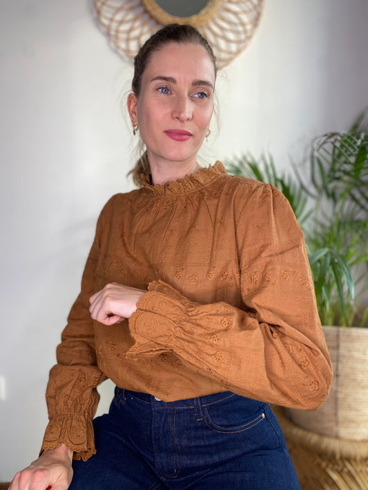 Blouse Emma camel