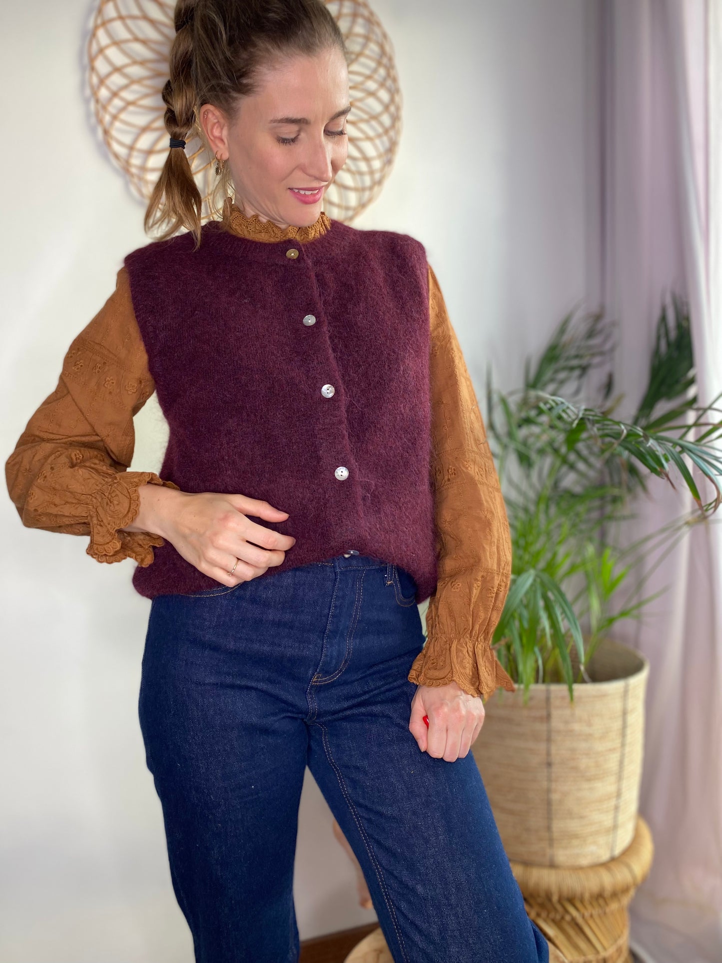 Pull Liam bordeaux