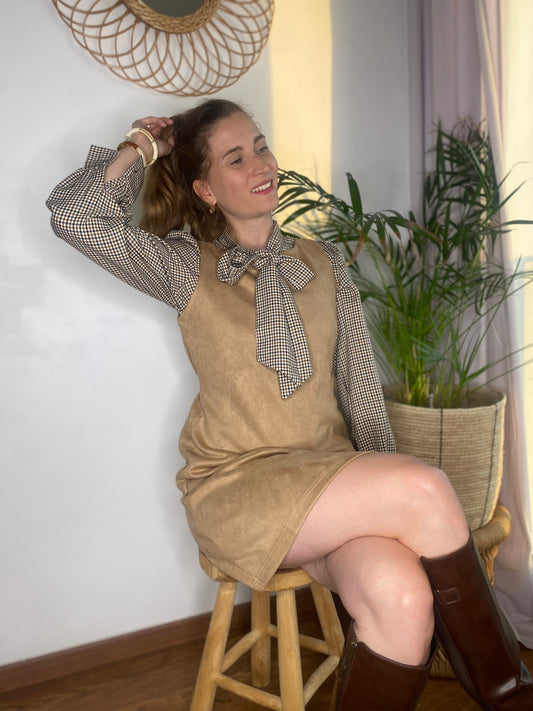Robe Evelyn taupe