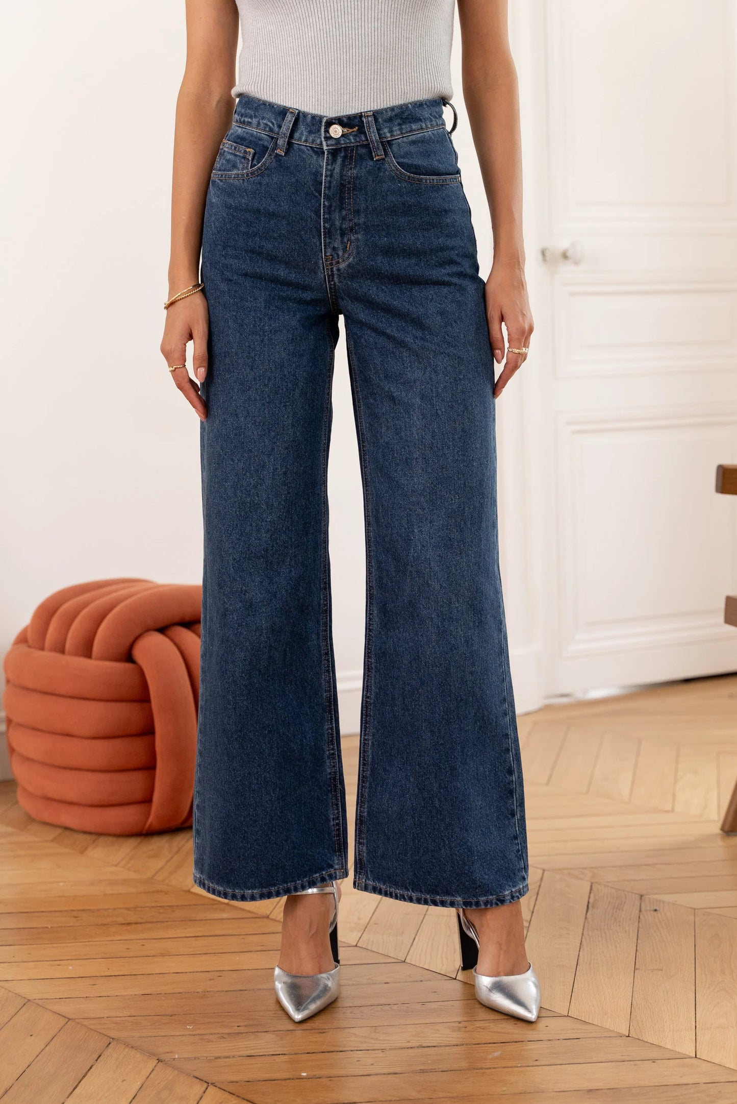 Jean Capucine denim foncé - Oraije