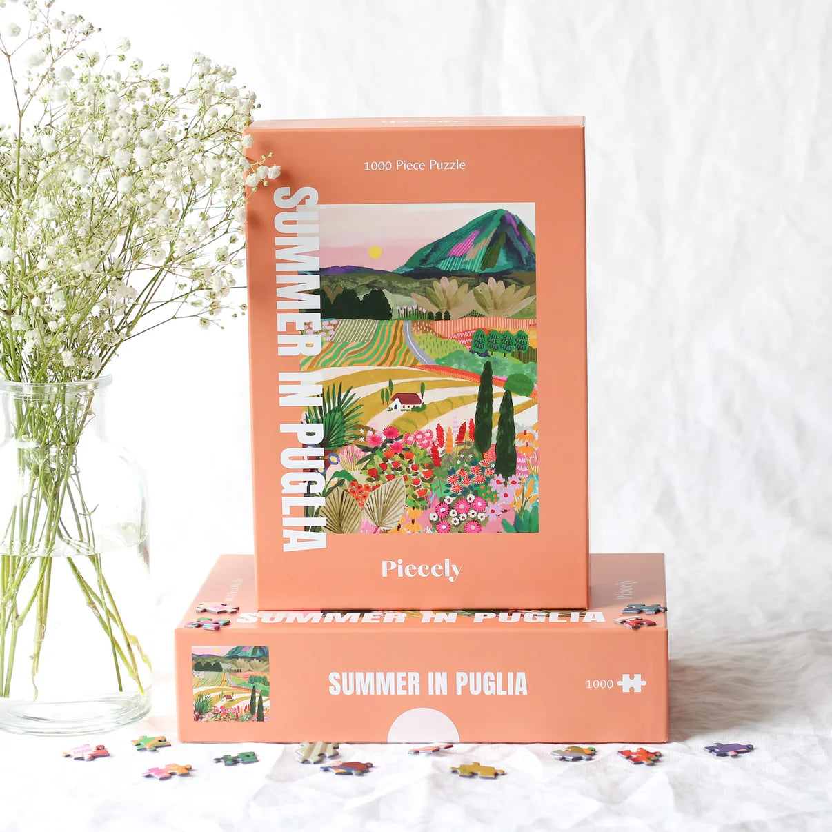 Puzzle Summer in Puglia - 1000 pièces - Piecely - Margothe