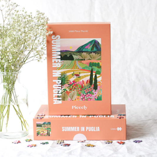 Puzzle Summer in Puglia - 1000 pièces - Piecely - Margothe