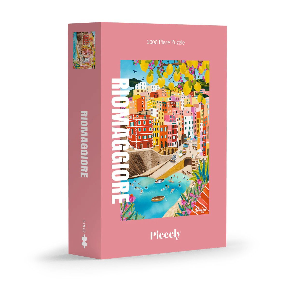 Puzzle Riomaggiore - 1000 pièces - Piecely - Margothe