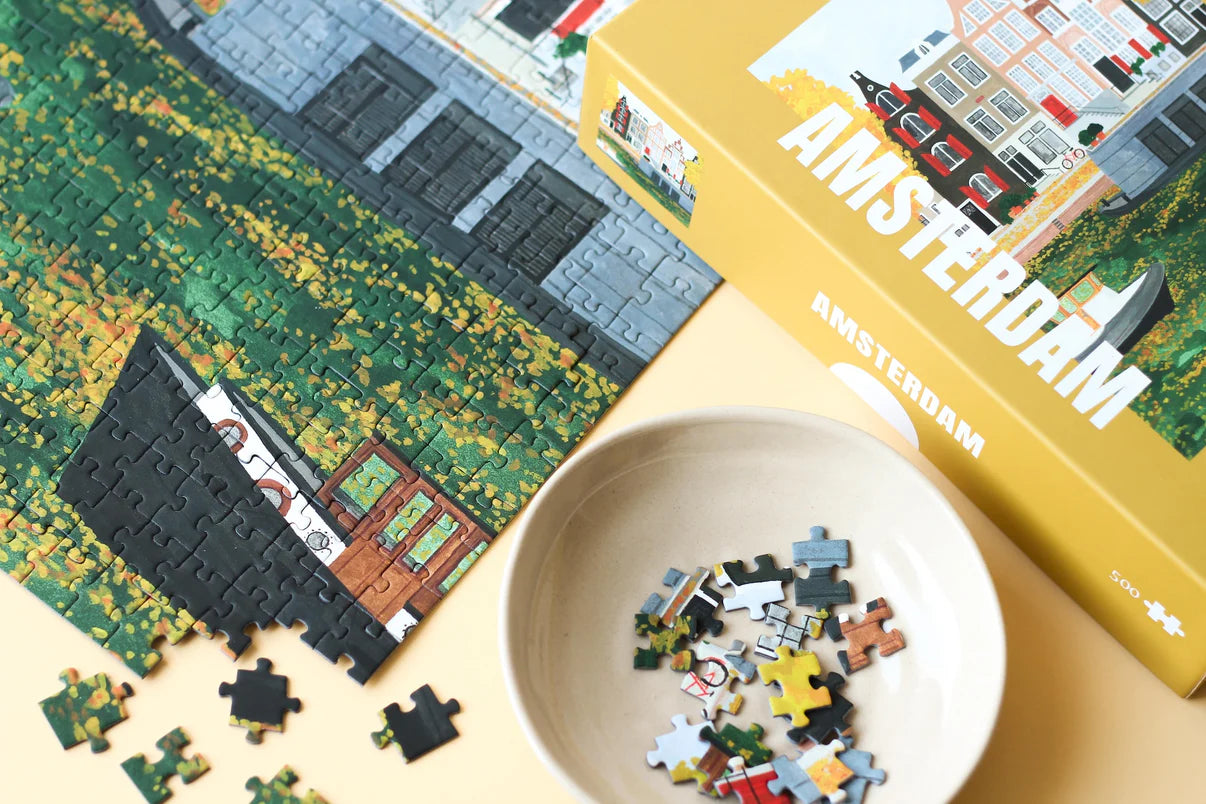 Puzzle Amsterdam - 500 pièces - Piecely - Margothe