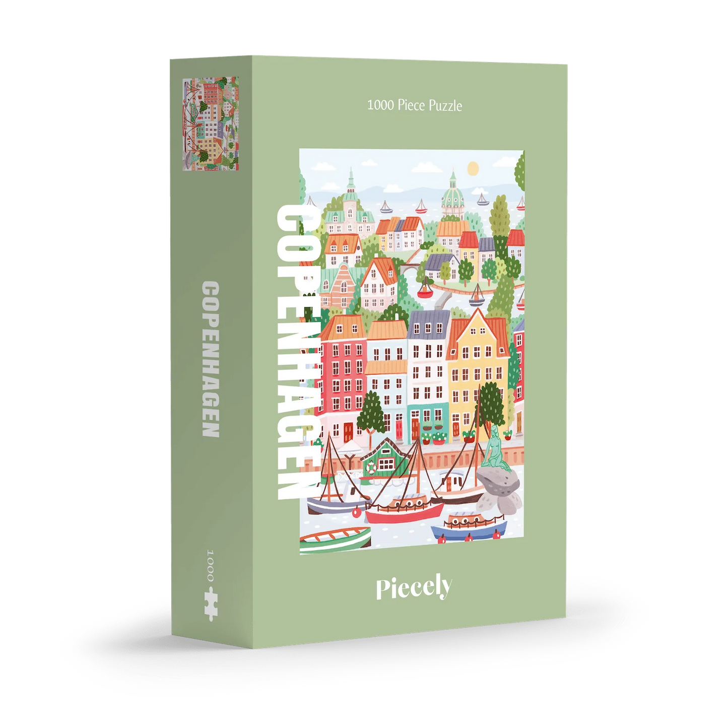 Puzzle Copenhague - 1000 pièces - Piecely - Margothe