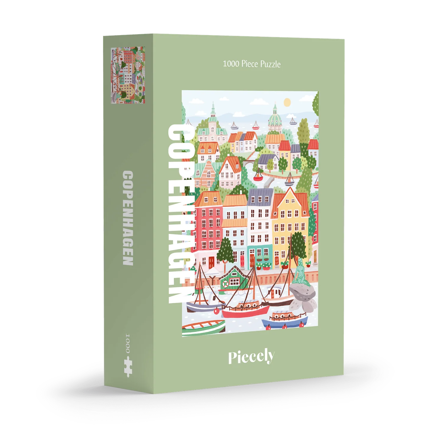 Puzzle Copenhague - 1000 pièces - Piecely - Margothe