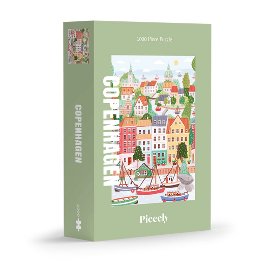 Puzzle Copenhague - 1000 pièces - Piecely - Margothe