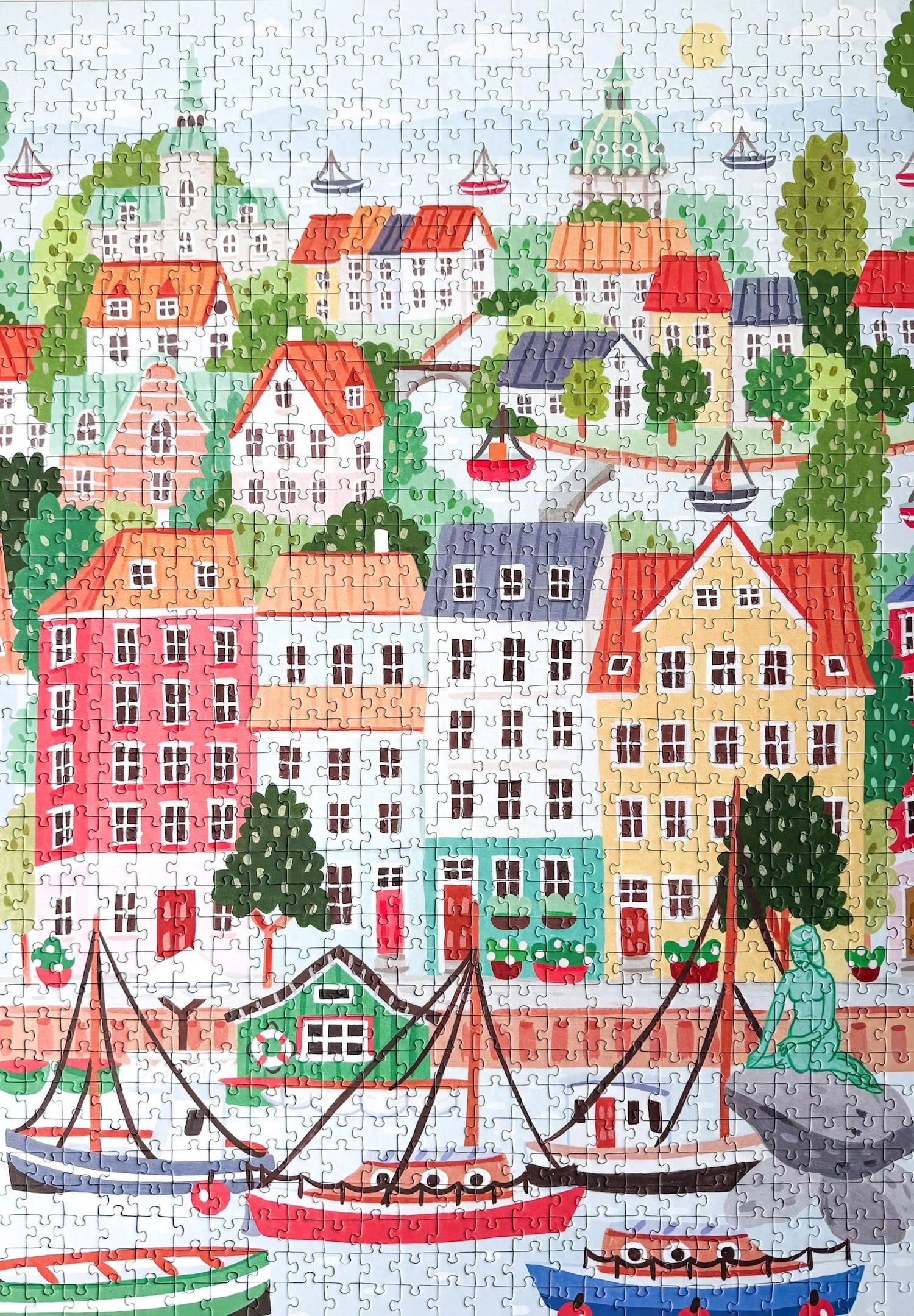 Puzzle Copenhague - 1000 pièces - Piecely - Margothe