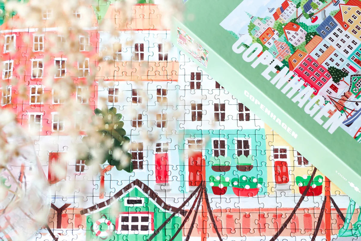 Puzzle Copenhague - 1000 pièces - Piecely - Margothe