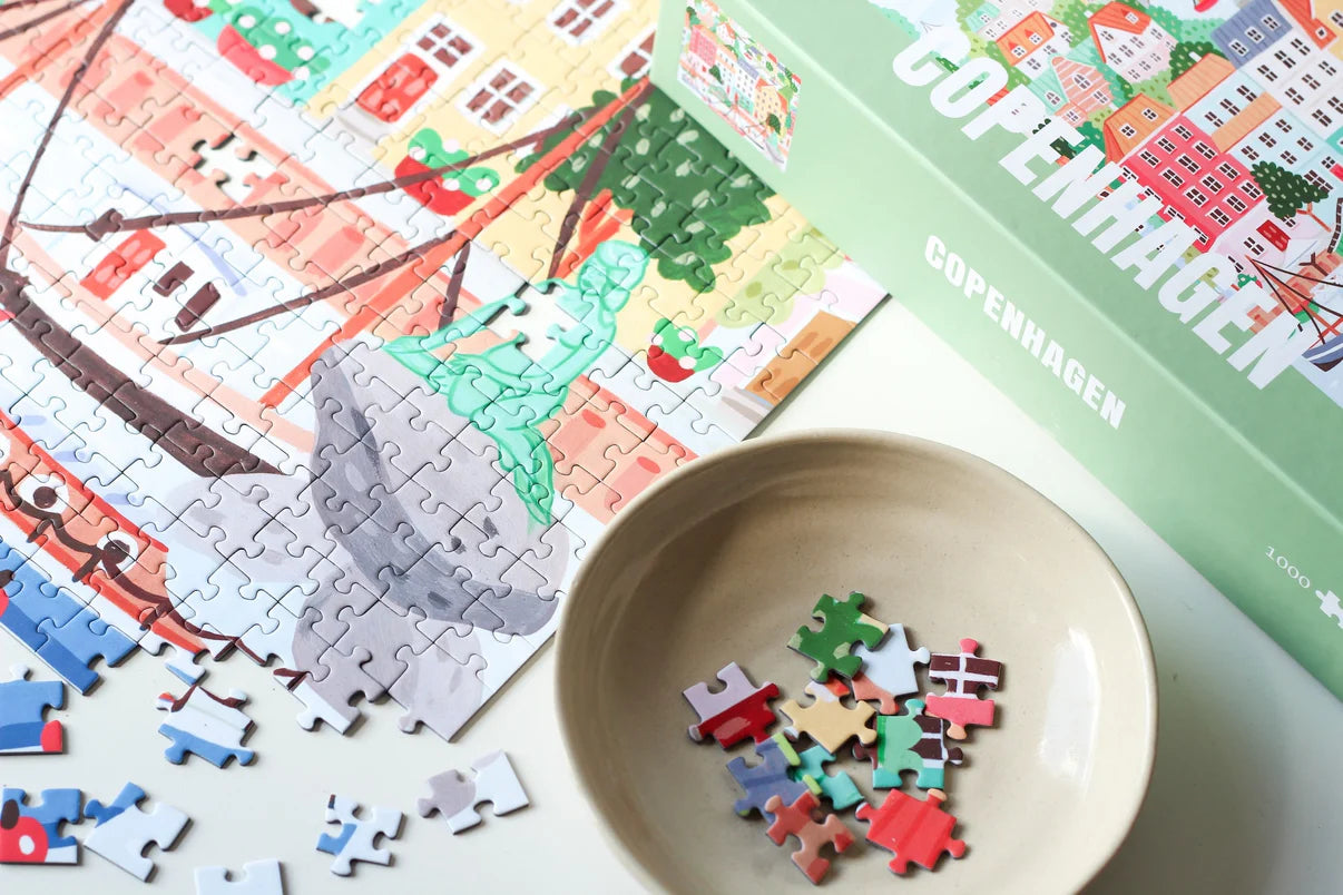 Puzzle Copenhague - 1000 pièces - Piecely - Margothe