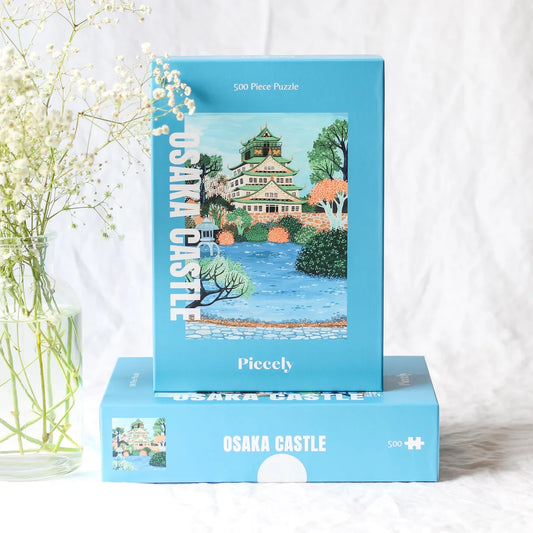 Puzzle Château d'Osaka - 500 pièces - Piecely - Margothe
