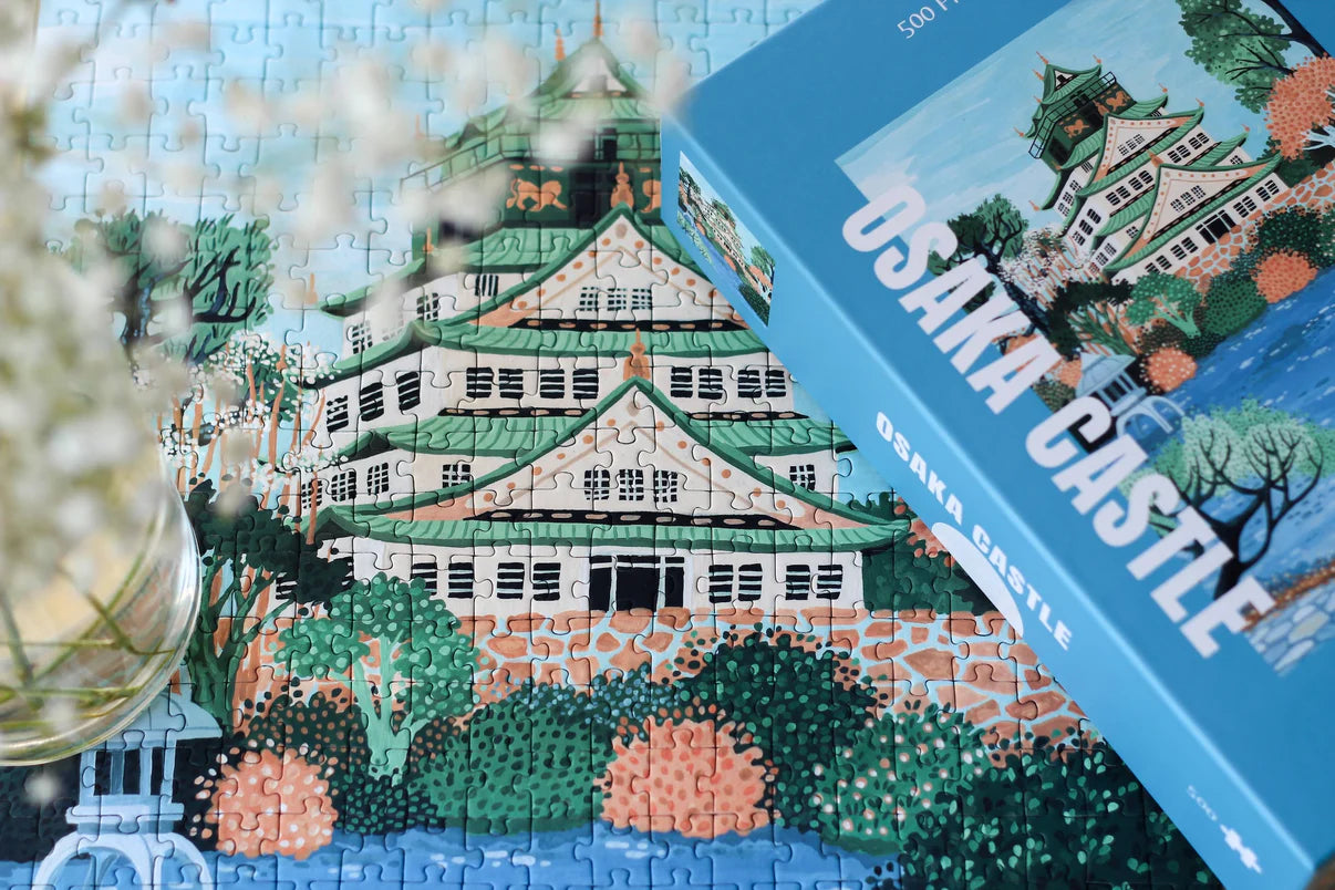 Puzzle Château d'Osaka - 500 pièces - Piecely - Margothe
