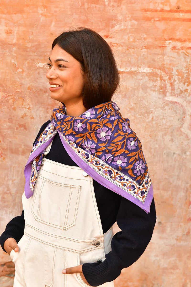 Grand foulard N°115 Nuit - Byzantine - Margothe