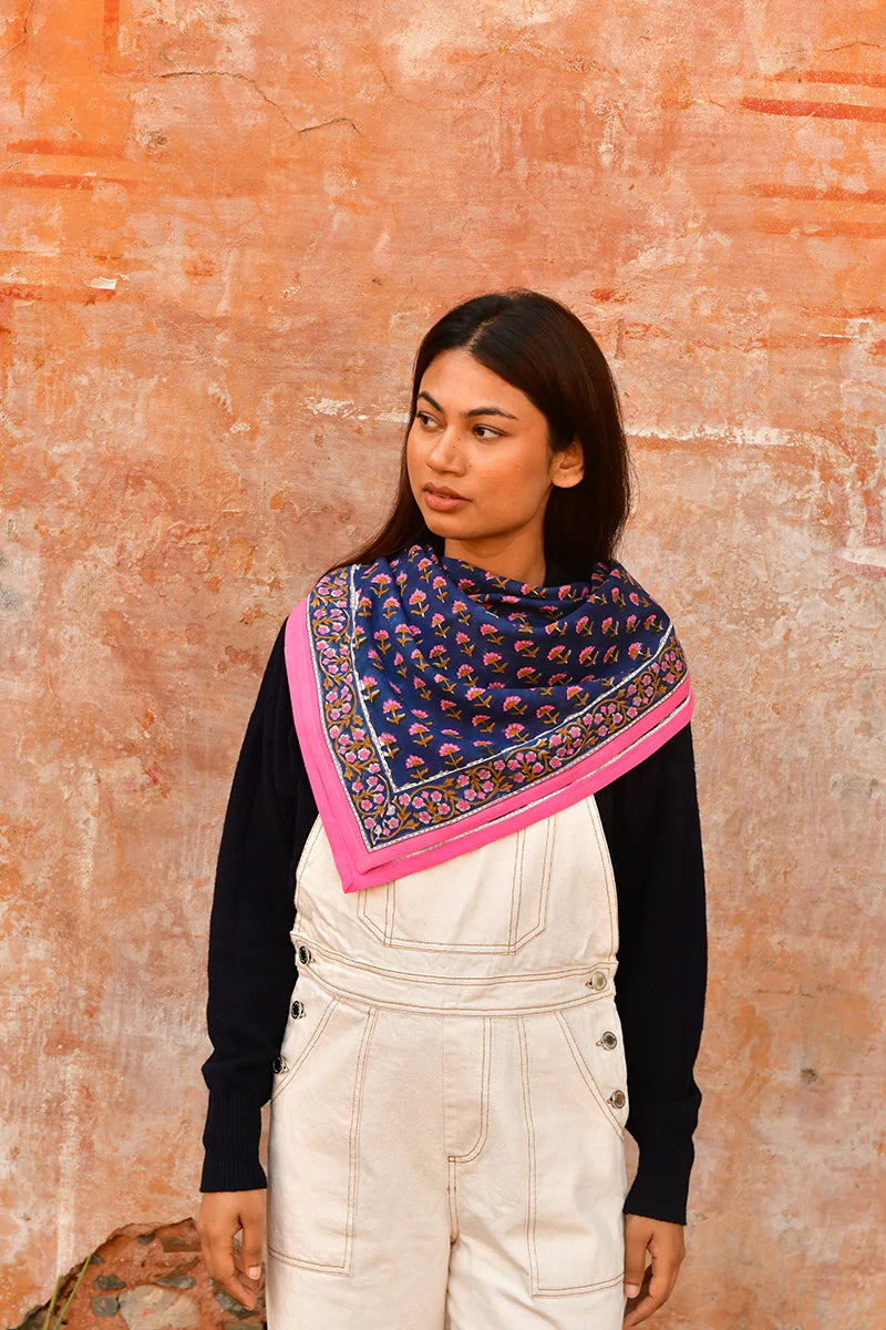 Grand foulard SÉLÉNÉ Nuit - Byzantine - Margothe