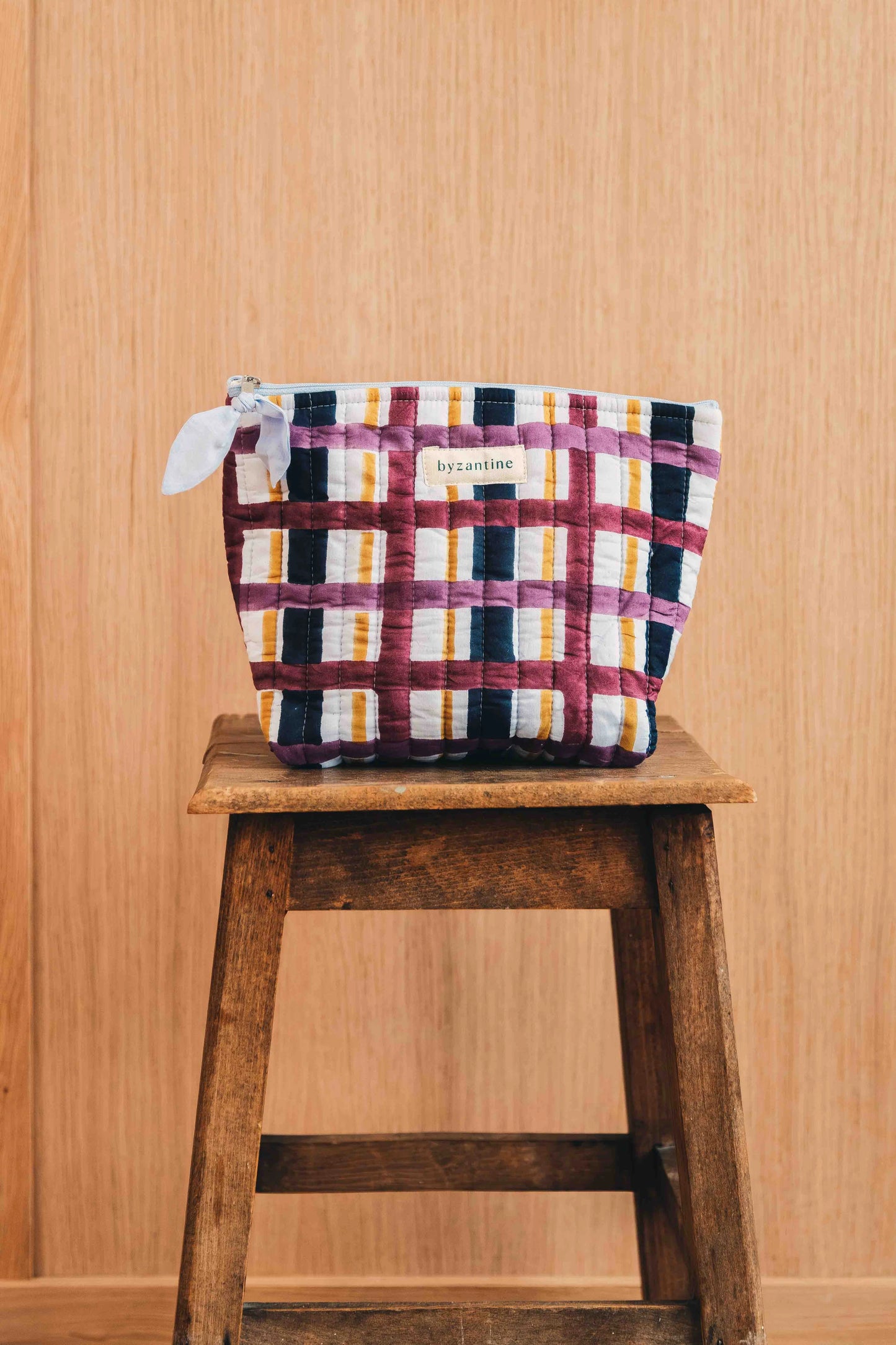 Grande Trousse Beauté - Checks n°1 - Byzantine - Margothe