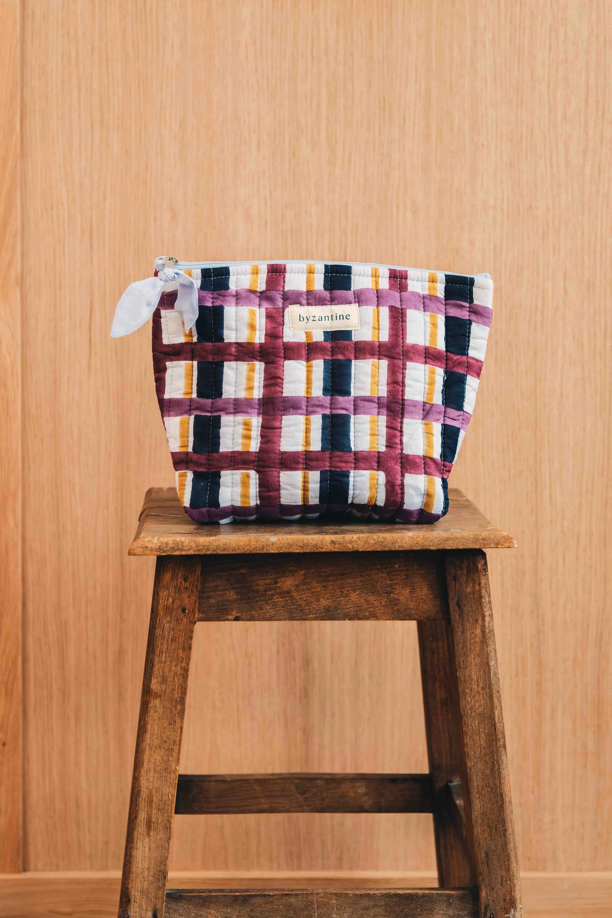 Grande Trousse Beauté - Checks n°1 - Byzantine - Margothe