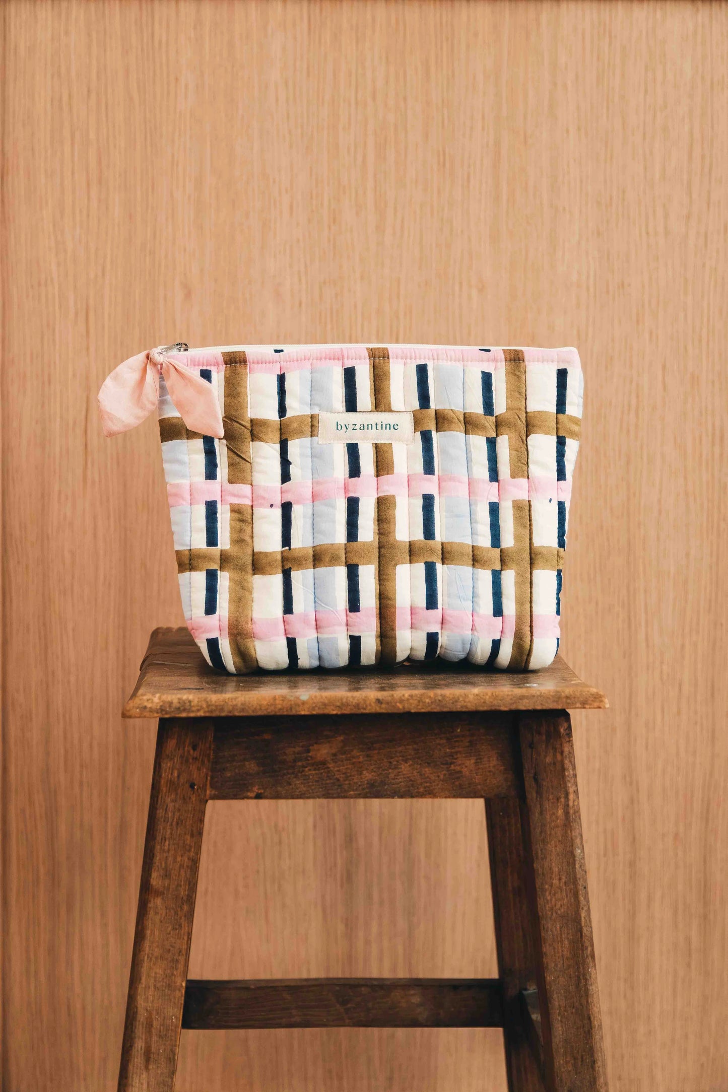Grande Trousse Beauté - Checks n°3 - Byzantine - Margothe