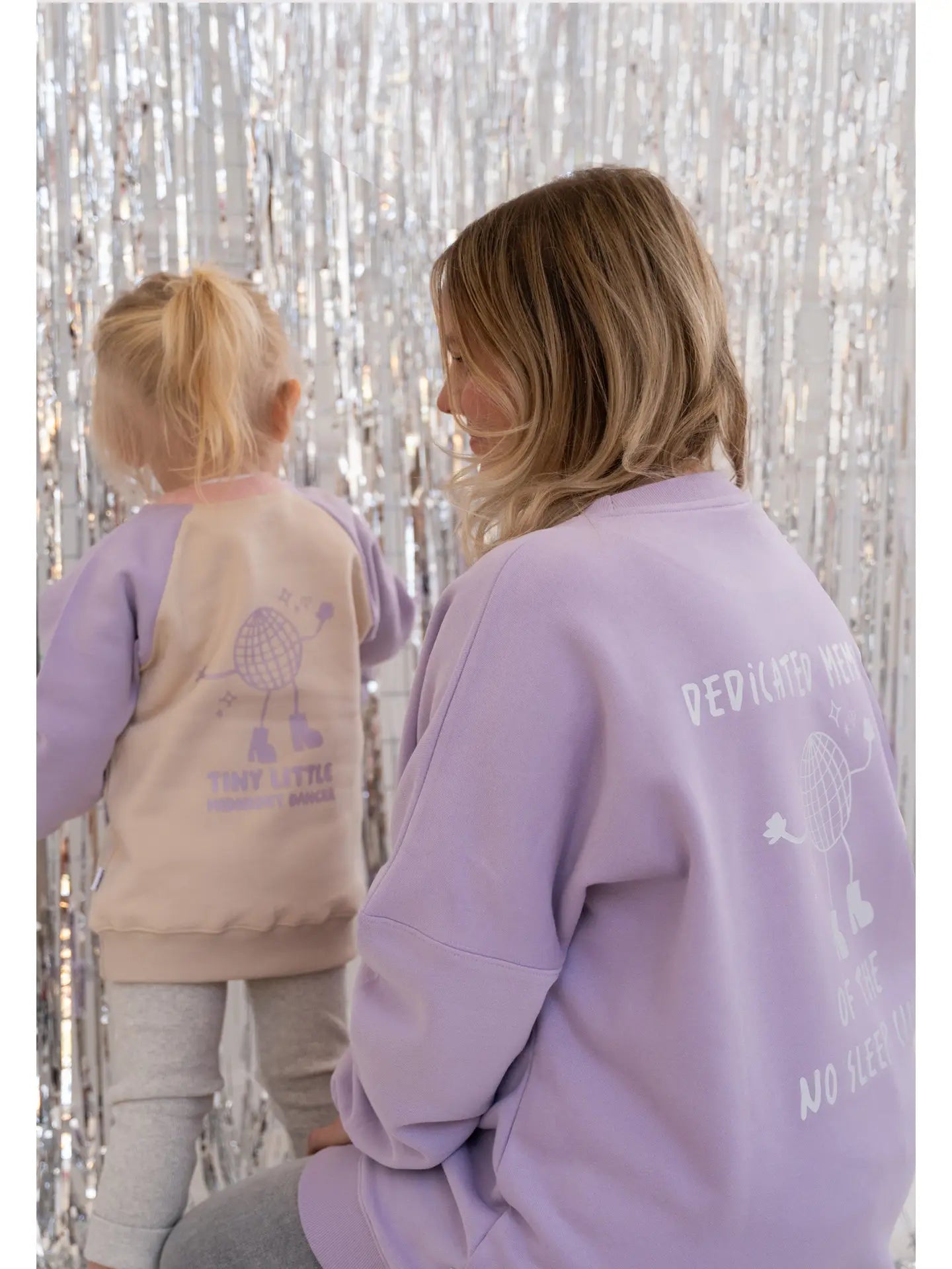 Sweat No sleep club lilas (adulte)