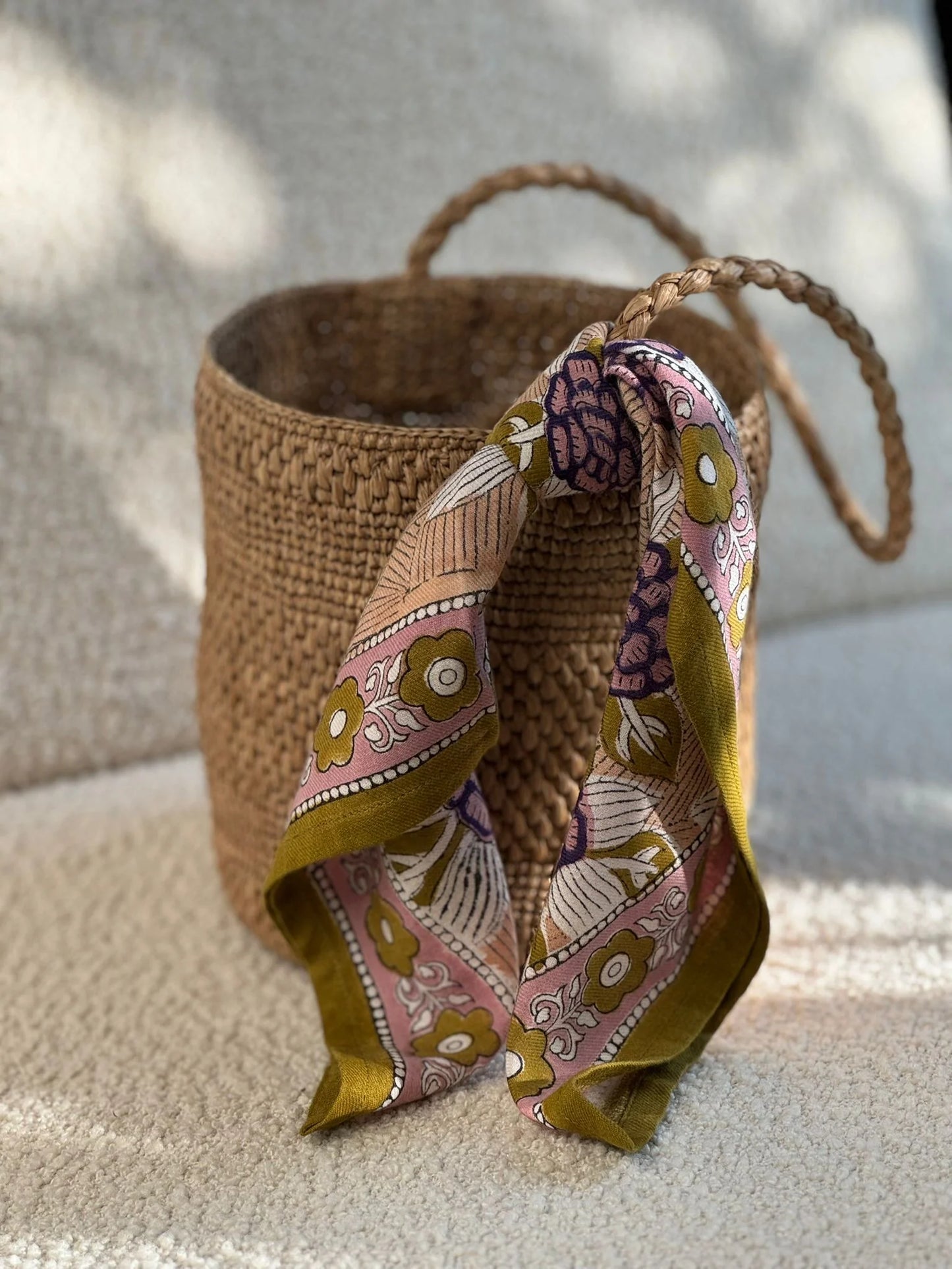 Petit foulard PÉNÉLOPE Myrtille - Byzantine