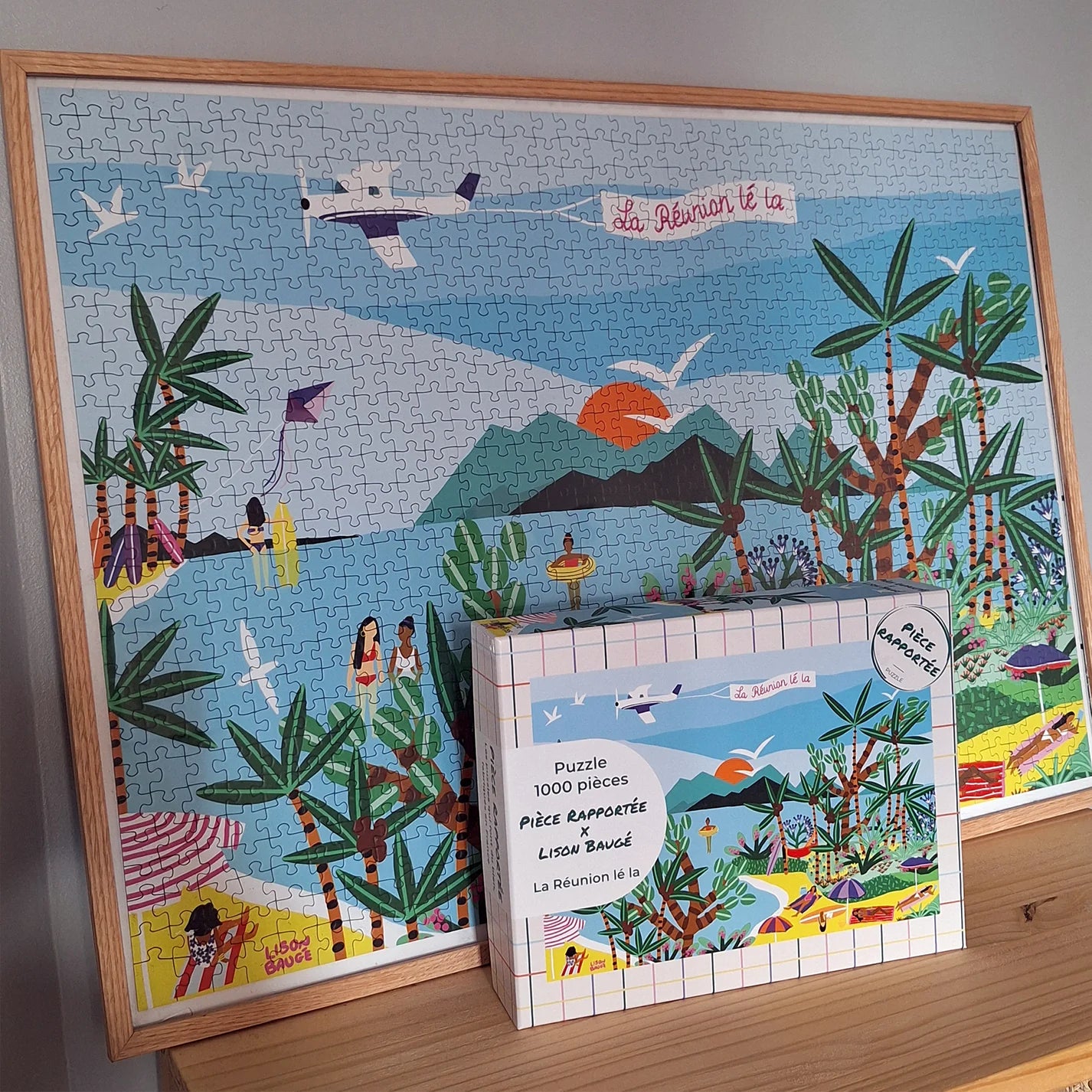 Puzzle 1000 pièces - La Réunion lé la - Margothe