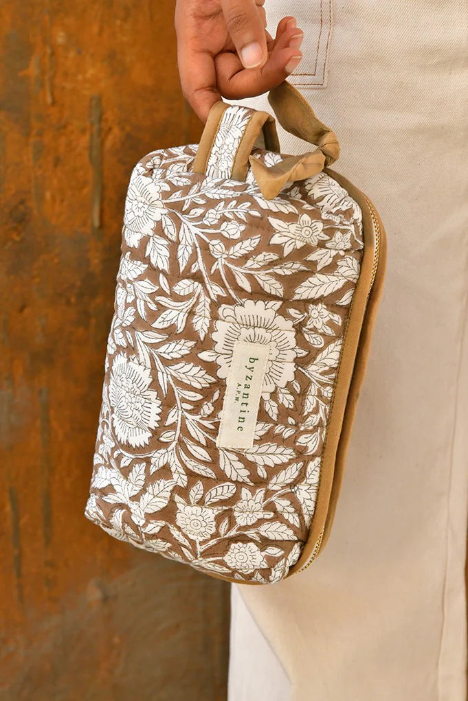 Petite trousse de toilette Antioche Kaki - Byzantine - Margothe