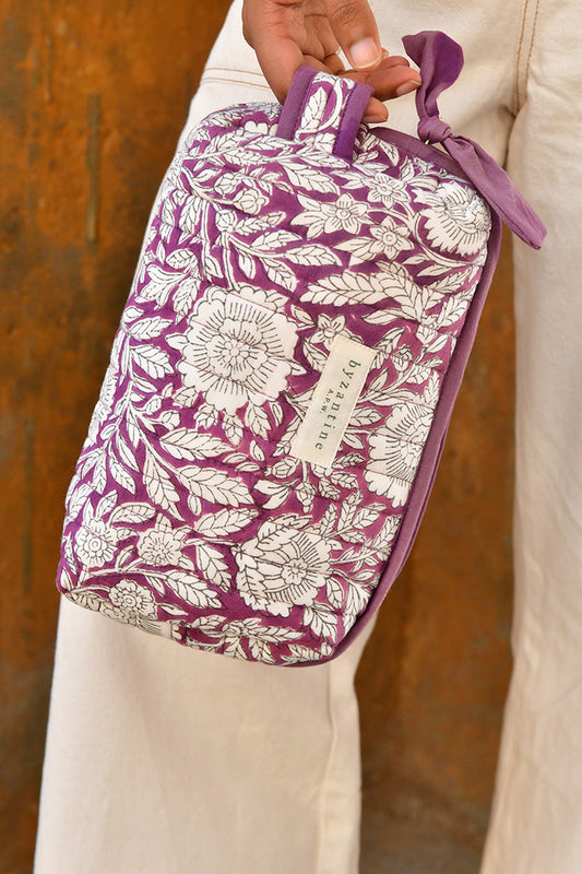 Petite trousse de toilette - Antioche Prune